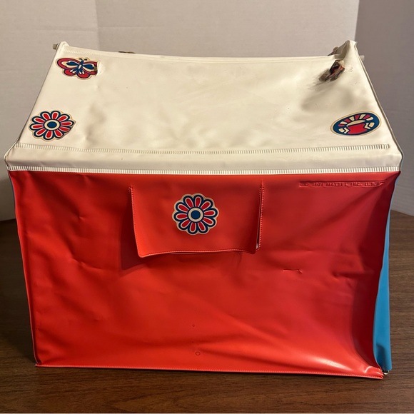 Vintage 1971 Barbie Campout Tent COMPLETE Accessories Table Stools NO BOX - Picture 8 of 16